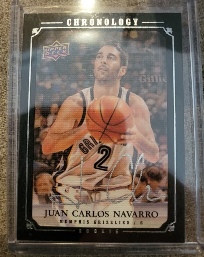 2007-08 Upper Deck Chronology #2 Juan Carlos Navarro — front