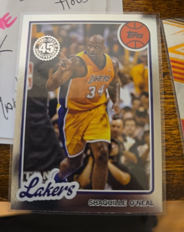 2025-26 Topps Basketball #80BK-4 Shaquille O'Neal — front