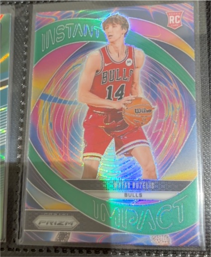 2024-25 Panini Prizm Instant Impact #14 Matas Buzelis — front
