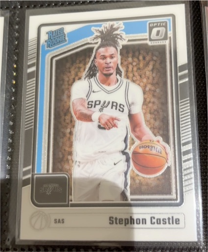 2024-25 Donruss Optic #254 Stephon Castle — front