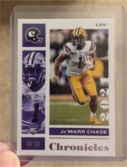 2021 Panini Chronicles Draft Picks #5 Ja'Marr Chase — front