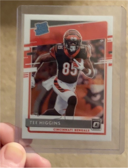 2020 Panini Donruss Optic #160 Tee Higgins — front