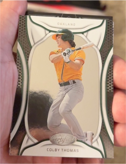 2021 Panini Certified Colby Thomas — front