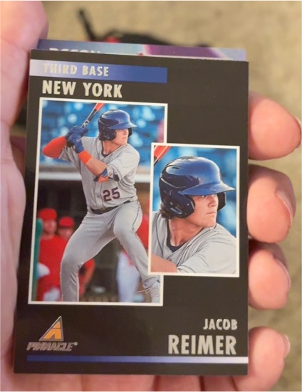 2023 Panini Chronicles Pinnacle #15 Jacob Reimer — front