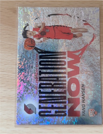 2025-26 Topps Generation Now #GN-10 Yang Hansen — front