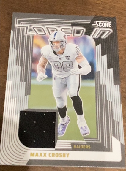 2025 Panini Score Football #ZON-MCY Maxx Crosby — front