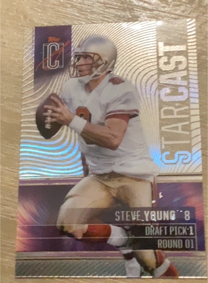 2024 Topps Signature Class #SC-20 Steve Young Star Cast — front