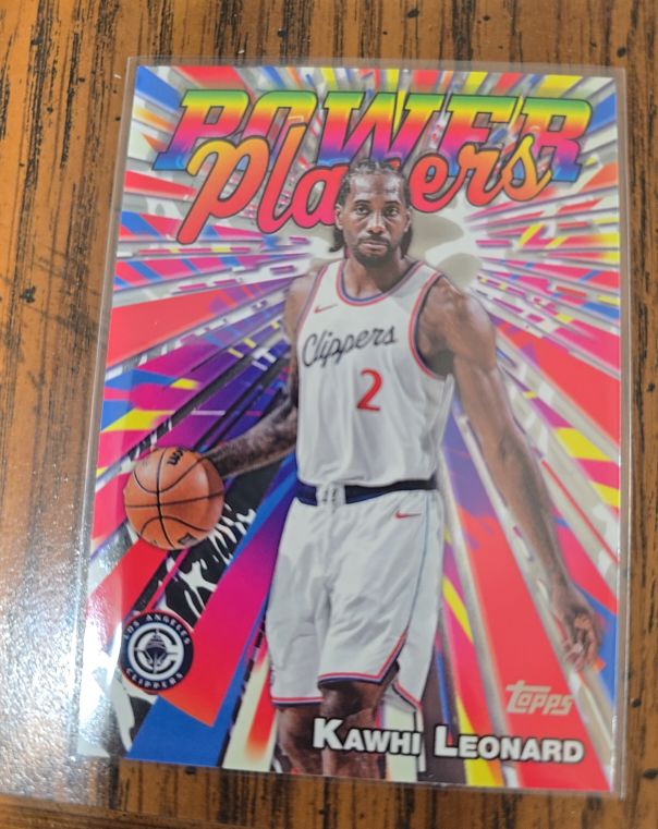 2025-26 Topps #PP-8 Kawhi Leonard Power Players — front