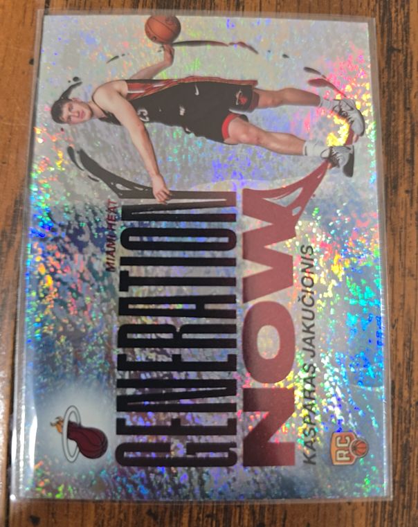 2025-26 Topps #GN-20 Kasparas Jakučionis Generation Now — front