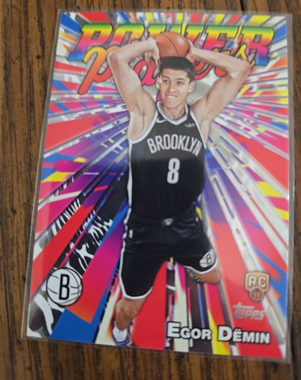 2025-26 Topps Power Players #PP-18 Egor Demin — front