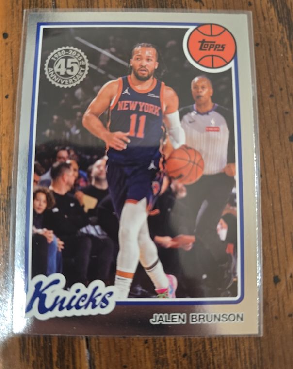 2025-26 Topps 45th Anniversary #80BK-95 Jalen Brunson — front