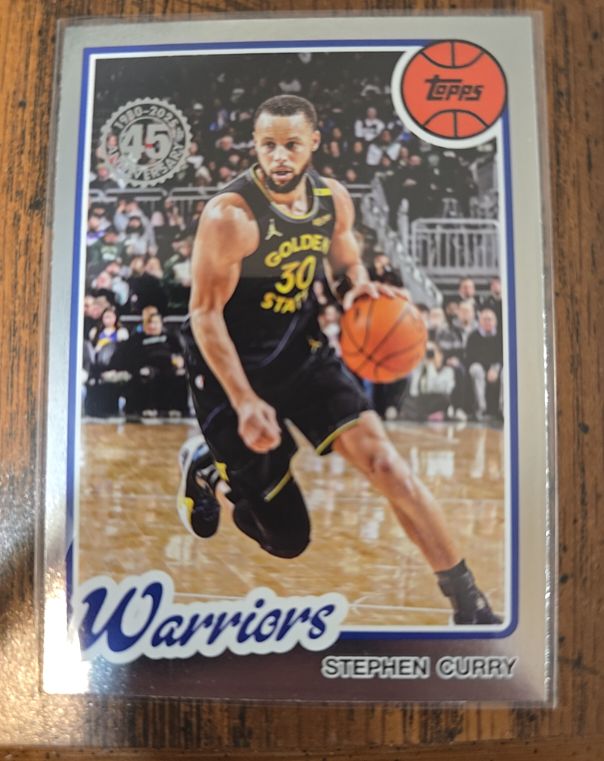 2025-26 Topps 45th Anniversary #80BK-89 Stephen Curry — front