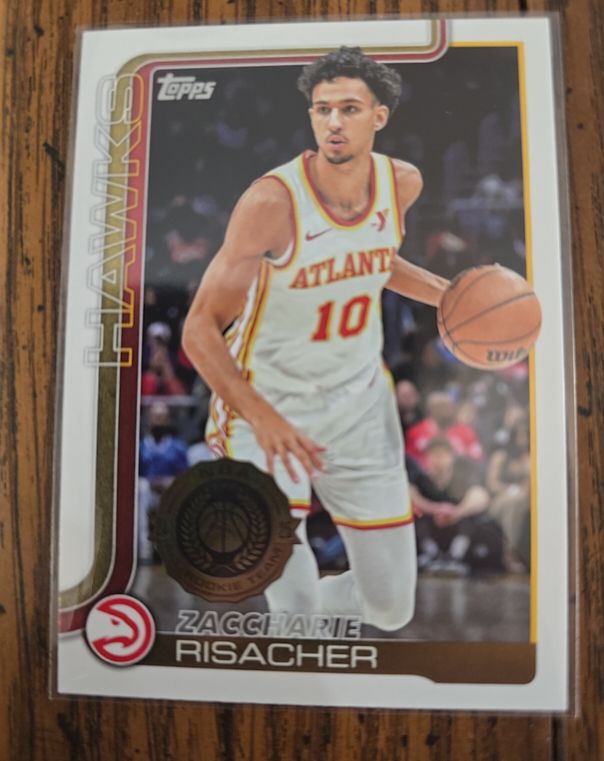2025-26 Topps #62 Zaccharie Risacher — front