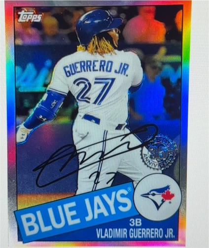 2020 Topps 85th Anniversary #85TC-27 Vladimir Guerrero Jr. — front