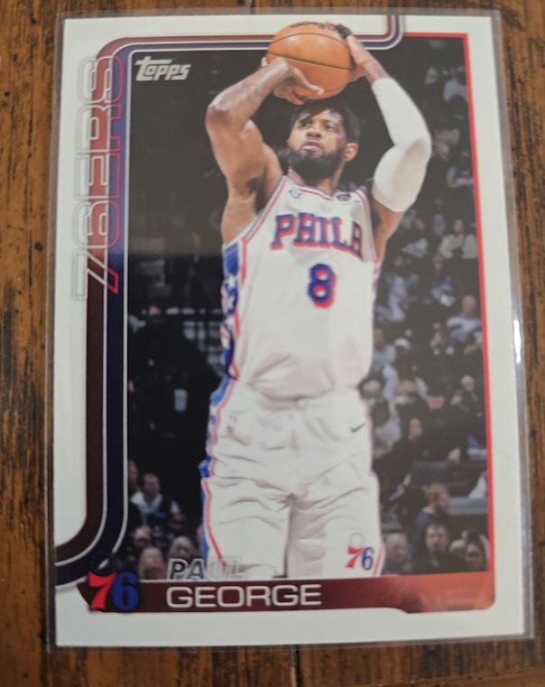 2025-26 Topps #23 Paul George — front