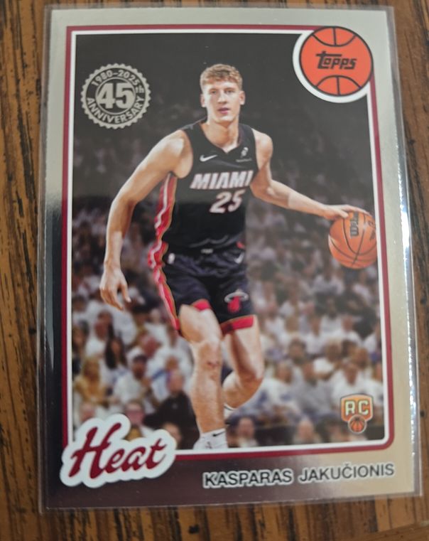 2025-26 Topps #80BK-66 Kasparas Jakucionis — front