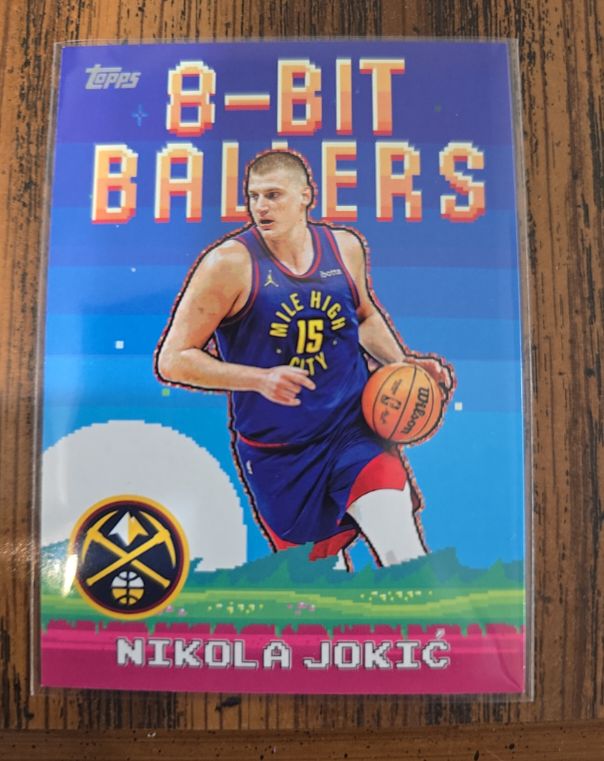 2025-26 Topps 8-Bit Ballers #8B-20 Nikola Jokić — front