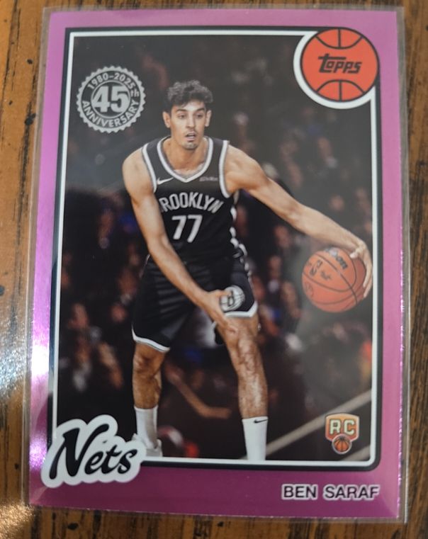 2025-26 Topps #80BK-72 Ben Saraf — front