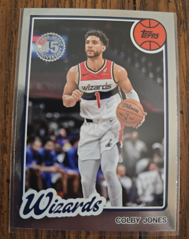 2025-26 Topps #80BK-20 Colby Jones Washington Wizards — front