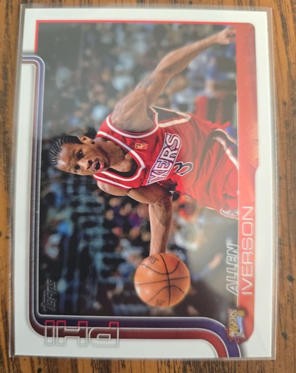2025-26 Topps #253 Allen Iverson — front