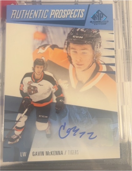 2023-24 Upper Deck SP Game Used Authentic Rookies Gavin McKenna — front