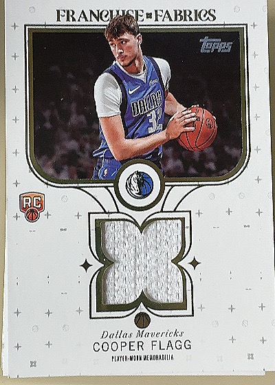 2025-26 Topps Franchise Fabrics #FF-CF Cooper Flagg — front
