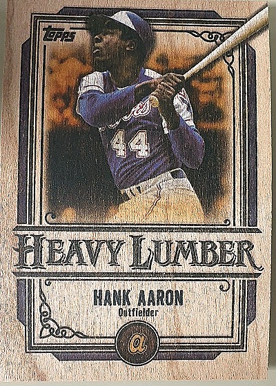 2025 Topps Series 2 #HL-44 Hank Aaron Heavy Lumber — front