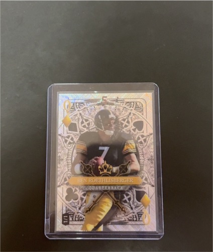 2024 Wild Card 5 Card Draw Ben Roethlisberger Ace of Diamonds — front