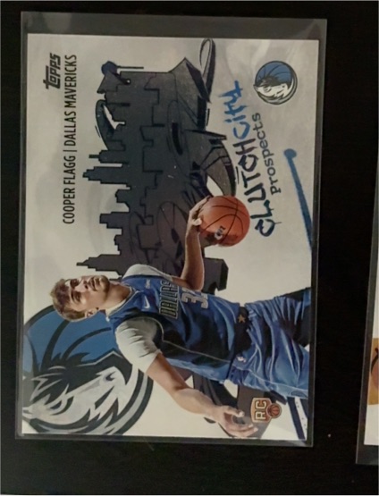 2025-26 Topps Clutch City Prospects #CC-1 Cooper Flagg — front