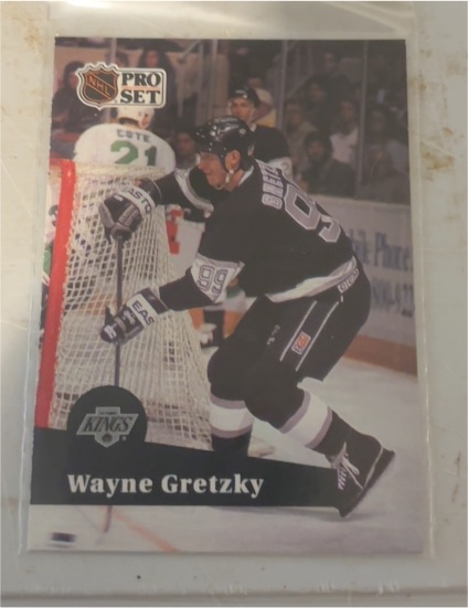 1991-92 Pro Set #101 Wayne Gretzky — front
