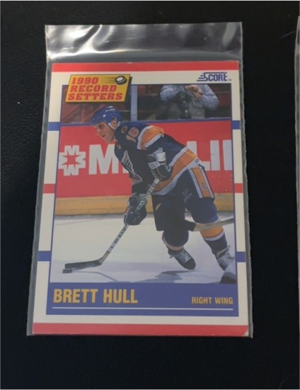 1990-91 Score #346 Brett Hull — front