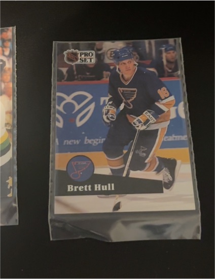 1991-92 Pro Set #215 Brett Hull — front
