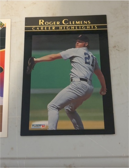 1992 Fleer Career Highlights #4 Roger Clemens — front
