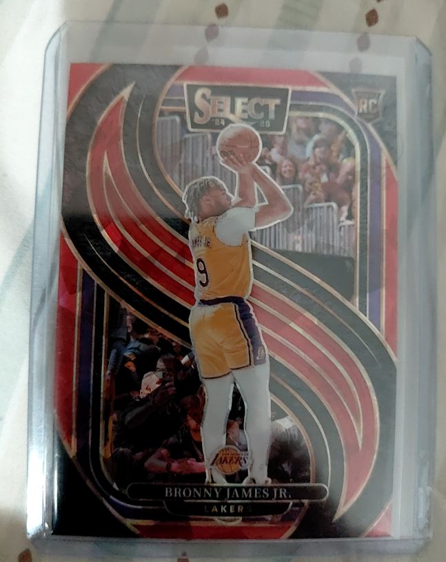 2024-25 Panini Select Premier Level #179 Bronny James Jr. — front
