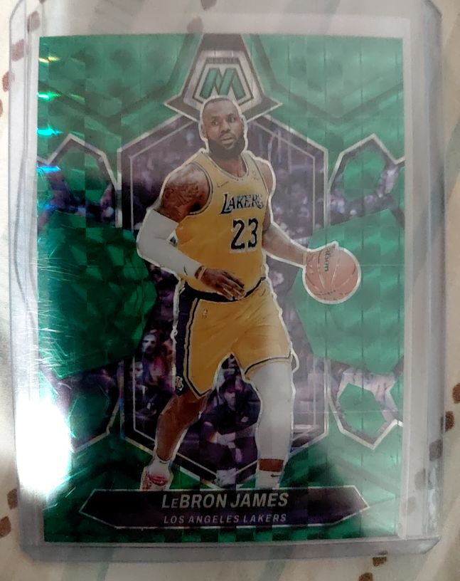 2023-24 Panini Mosaic #92 LeBron James — front