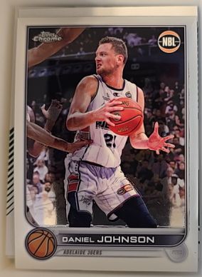 2022-23 Topps Chrome NBL #7 Daniel Johnson — front
