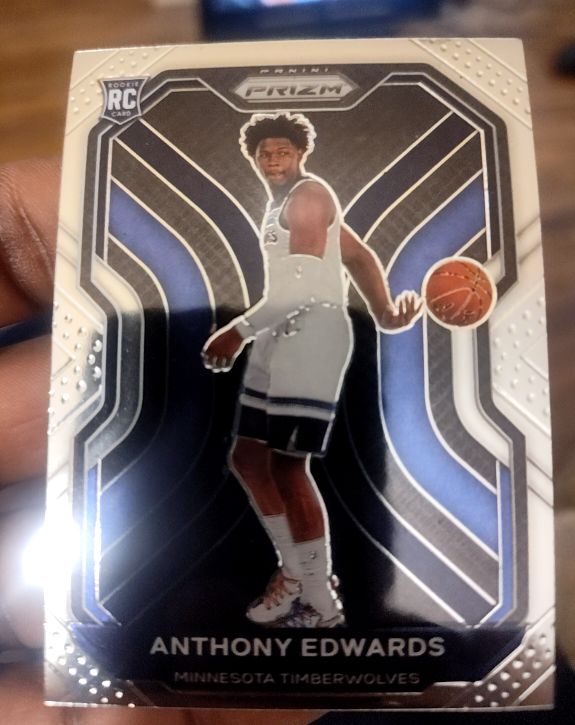 2020-21 Panini Prizm #258 Anthony Edwards — front