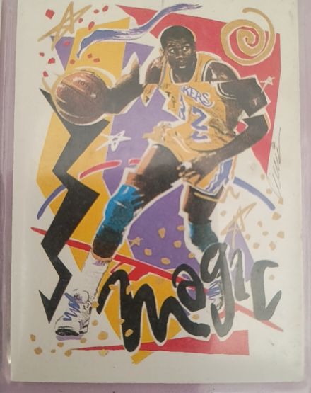 1990 NBA Hoops #367 Magic Johnson — front