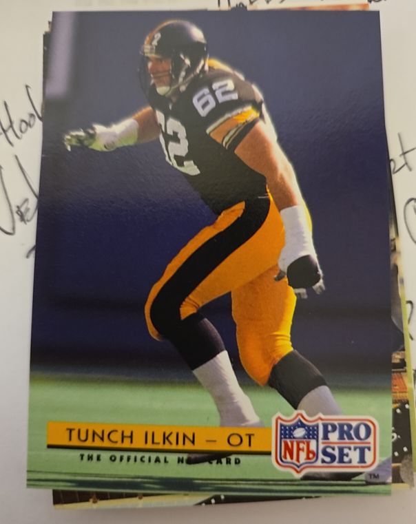1992 Pro Set #302 Tunch Ilkin — front