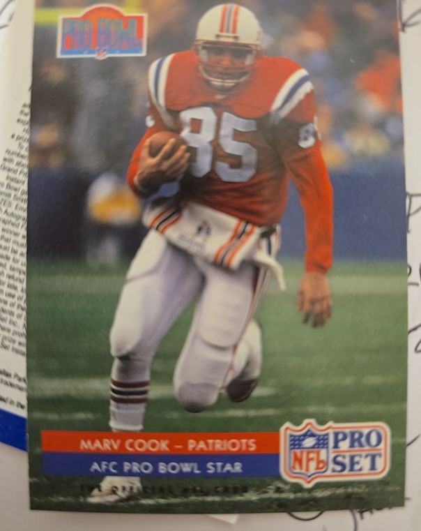 1991 Pro Set #85 Marv Cook — front
