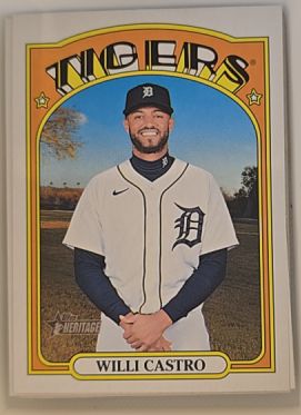2021 Topps Heritage #567 Willi Castro — front