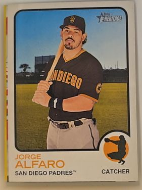 2022 Topps Heritage #274 Jorge Alfaro — front