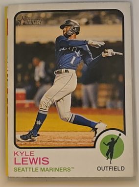 2022 Topps Heritage #261 Kyle Lewis — front