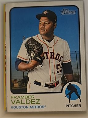 2022 Topps Heritage #375 Framber Valdez — front