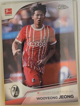 2022-23 Topps Chrome Bundesliga #42 Wooyeong Jeong — front