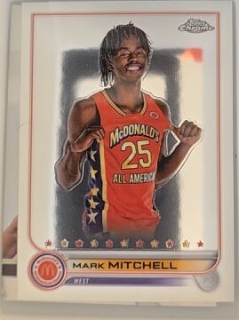 2022 Topps Chrome McDonald's All American #66 Mark Mitchell — front