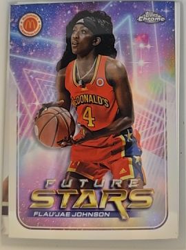 2022 Topps Chrome McDonald's All American #FS-1 Flau'jae Johnson Future Stars — front