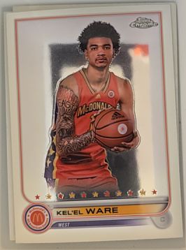 2022 Topps Chrome McDonald's All American #71 Kel'el Ware — front