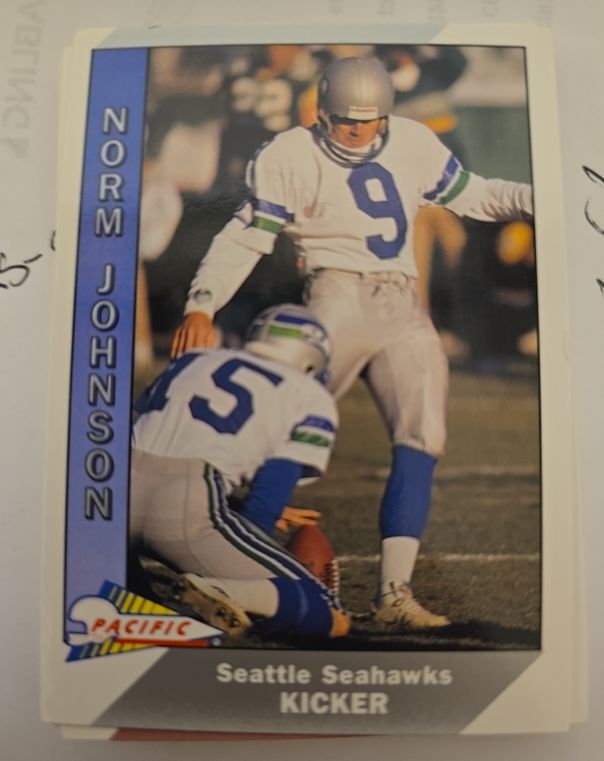 1991 Pacific #480 Norm Johnson — front