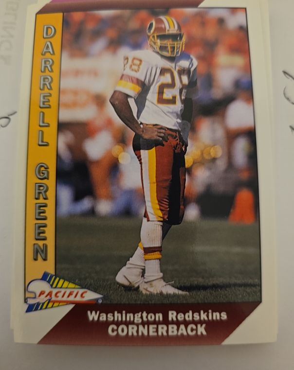 1991 Pacific #521 Darrell Green Washington Redskins — front